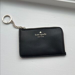 Kate Spade Black Zip Card Wallet
